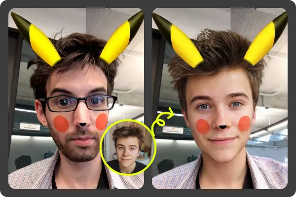 Recreate Snapchat-Style Face Swaps